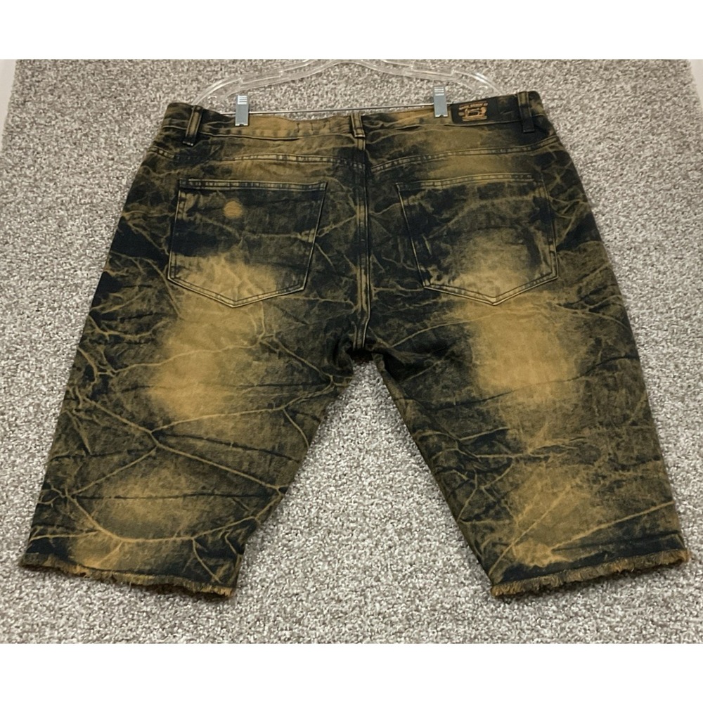 Dash Men's Shorts Size 40 Pockets Stretch Distressed Denim Pockets Frayed Hems - Picture 5 of 16